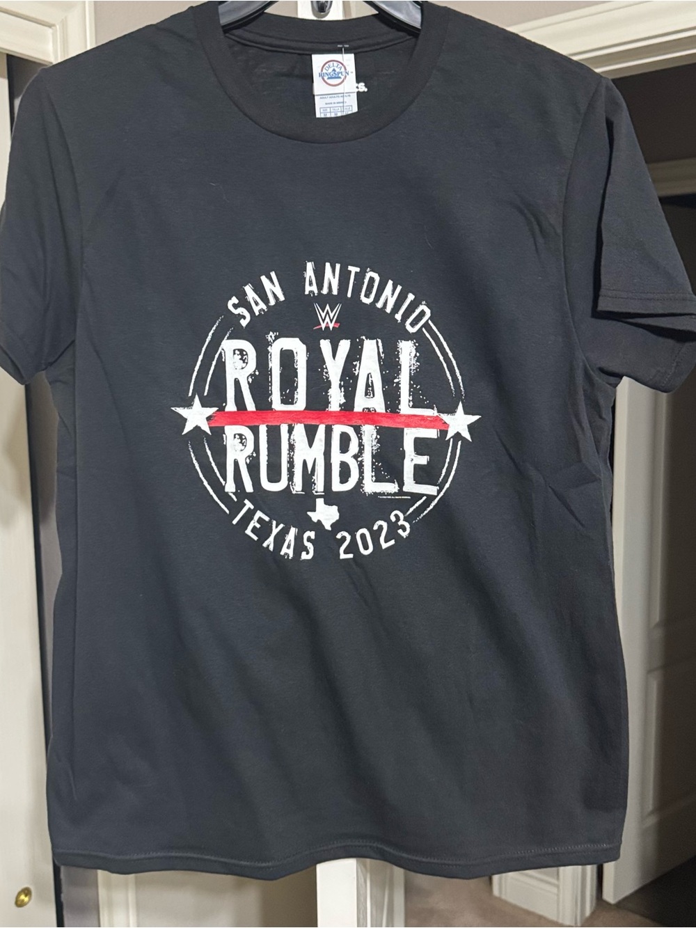 WWE Black San Antonio Royal Rumble 2023 Graphic Tee